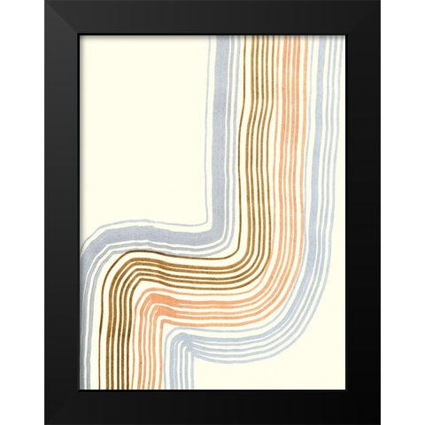 Imperfect Lines I Black Modern Wood Framed Art Print by Ludwig, Alicia