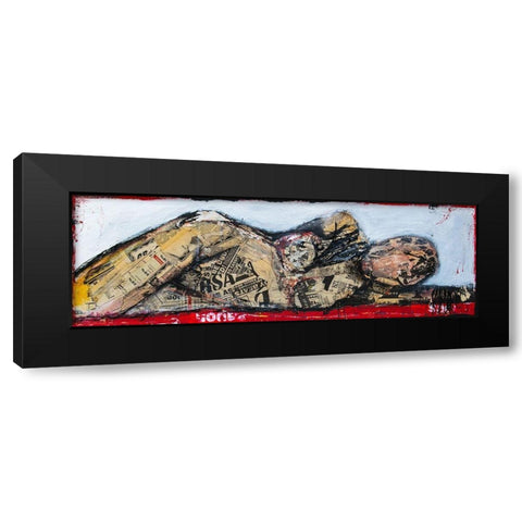 One More Night Black Modern Wood Framed Art Print by Ashley, Erin