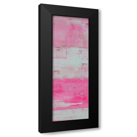 Panels in Pink I Black Modern Wood Framed Art Print by Ashley, Erin