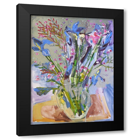 Maine Spring Flowers II Black Modern Wood Framed Art Print by Ferrell, Erin McGee