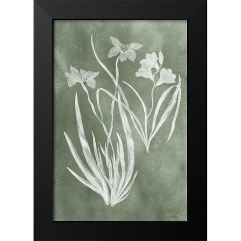 Sage Impressions VI Black Modern Wood Framed Art Print by Vision Studio