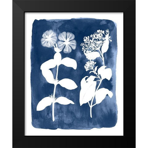 Botanical Inverse IV Black Modern Wood Framed Art Print by Vision Studio