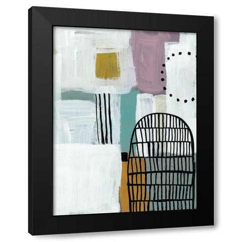 Introductions I Black Modern Wood Framed Art Print by Zarris, Chariklia