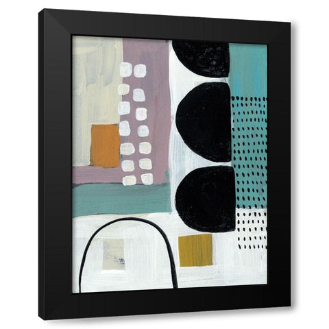 Introductions III Black Modern Wood Framed Art Print with Double Matting by Zarris, Chariklia