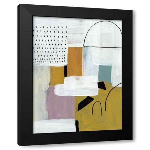 Introductions IV Black Modern Wood Framed Art Print with Double Matting by Zarris, Chariklia