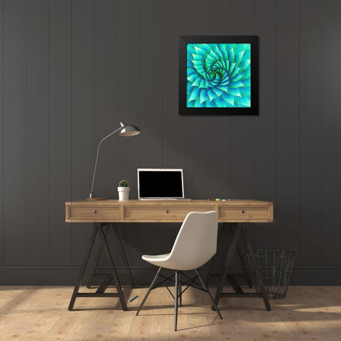 Succulente VI Black Modern Wood Framed Art Print by Bolick, Vicki Gladle