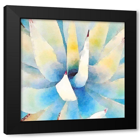 Succulente IX Black Modern Wood Framed Art Print by Bolick, Vicki Gladle