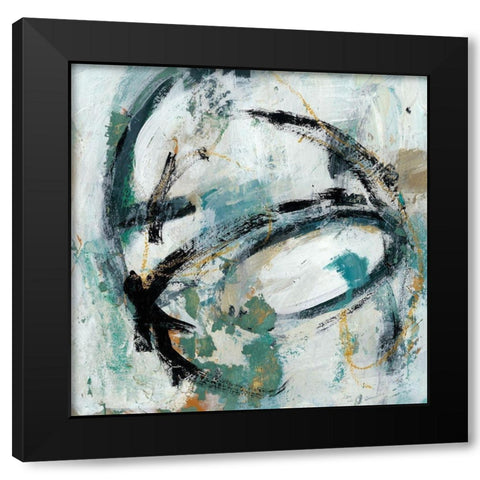 Combustion II Black Modern Wood Framed Art Print by Zarris, Chariklia