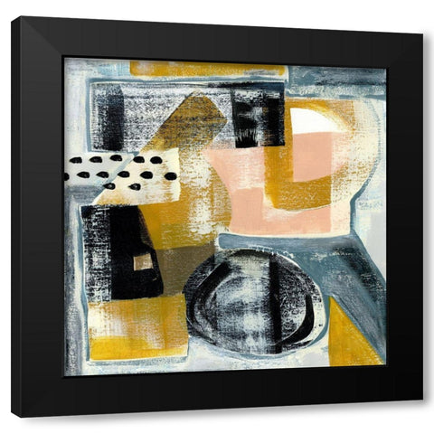 Modern Geo Abstract IV Black Modern Wood Framed Art Print by Daavettila, Tara