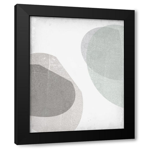 Soft Shapes III Black Modern Wood Framed Art Print by Goldberger, Jennifer
