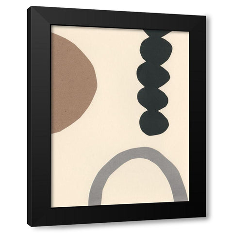Contempo I Black Modern Wood Framed Art Print by Stramel, Renee W.