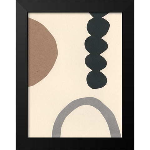 Contempo I Black Modern Wood Framed Art Print by Stramel, Renee W.