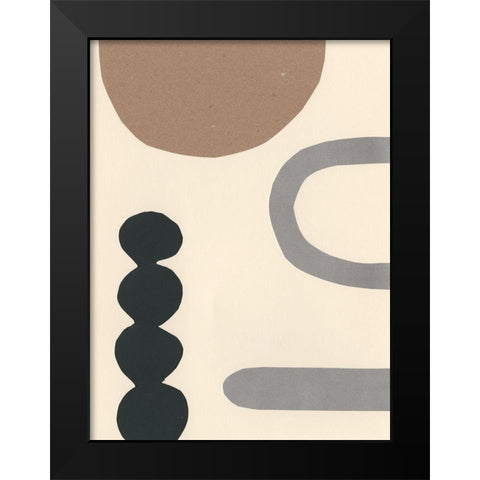 Contempo II Black Modern Wood Framed Art Print by Stramel, Renee W.