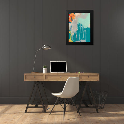 Escape Hatch I Black Modern Wood Framed Art Print by Vess, June Erica