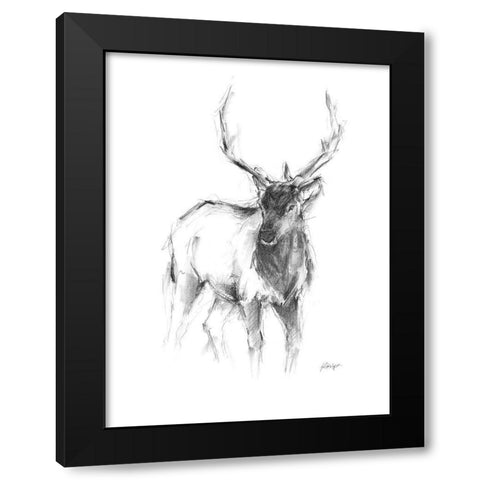 Western Animal Sketch II Black Modern Wood Framed Art Print by Harper, Ethan