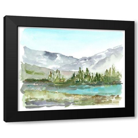 Plein Air Reservoir II Black Modern Wood Framed Art Print by Harper, Ethan