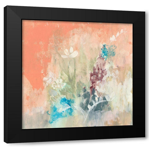 Whimsy Field I Black Modern Wood Framed Art Print with Double Matting by Goldberger, Jennifer