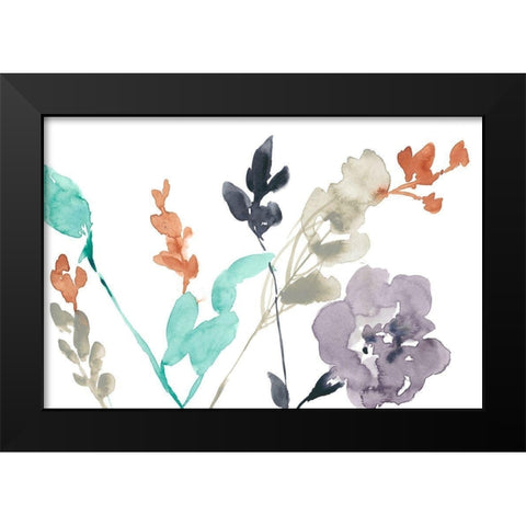 Flowers in Fall II Black Modern Wood Framed Art Print by Goldberger, Jennifer