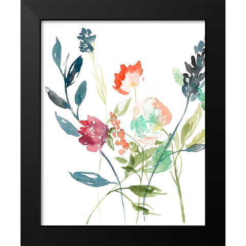 Laurels Garden I Black Modern Wood Framed Art Print by Goldberger, Jennifer