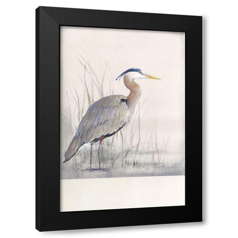 Non-Embellished Keeping Watch I Black Modern Wood Framed Art Print with Double Matting by OToole, Tim