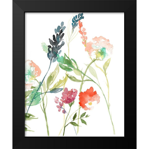 Laurels Garden II Black Modern Wood Framed Art Print by Goldberger, Jennifer