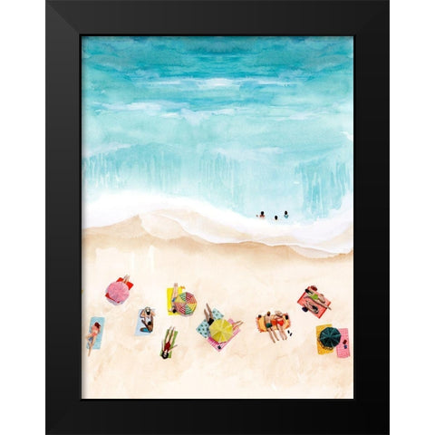 Beach Week II Black Modern Wood Framed Art Print by Popp, Grace