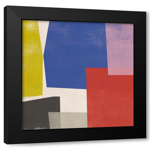 Foolscap I Black Modern Wood Framed Art Print with Double Matting by Vess, June Erica
