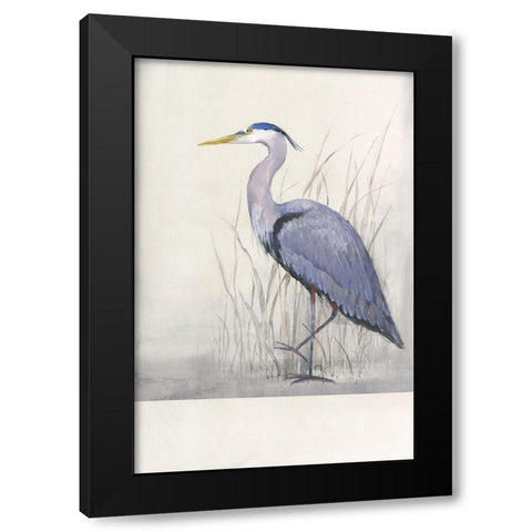 Non-Embellished Keeping Watch II Black Modern Wood Framed Art Print with Double Matting by OToole, Tim