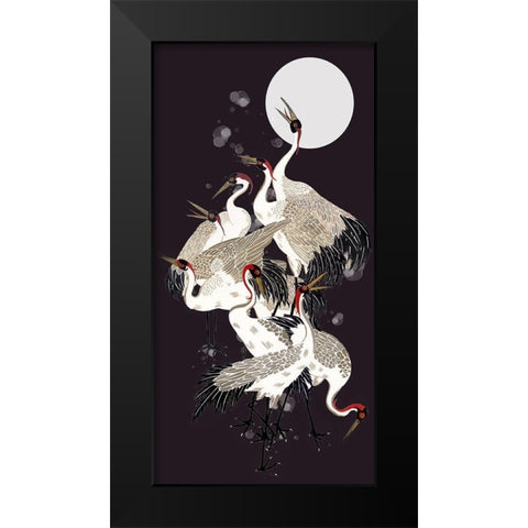 Winter Etude II Black Modern Wood Framed Art Print by Wang, Melissa