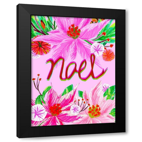 Christmas Foliage II Black Modern Wood Framed Art Print by Blanckslate