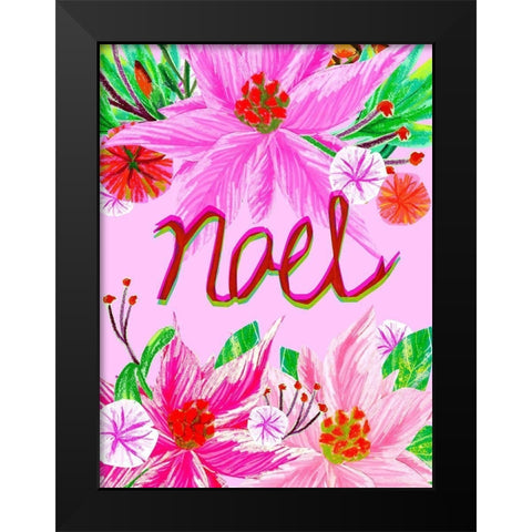 Christmas Foliage II Black Modern Wood Framed Art Print by Blanckslate