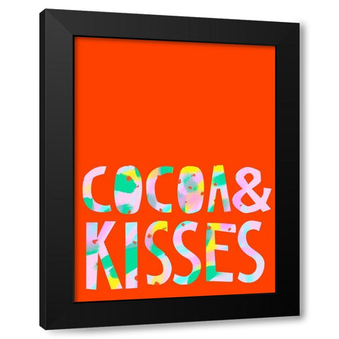 Merry and Bright III Black Modern Wood Framed Art Print with Double Matting by Blanckslate