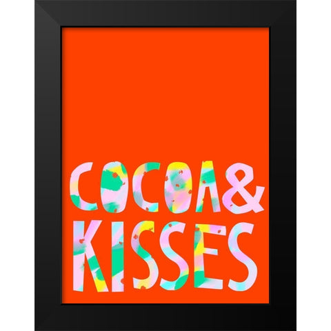 Merry and Bright III Black Modern Wood Framed Art Print by Blanckslate