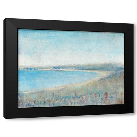 Misty Bay View II Black Modern Wood Framed Art Print with Double Matting by OToole, Tim