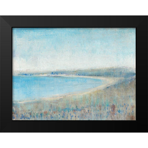 Misty Bay View II Black Modern Wood Framed Art Print by OToole, Tim