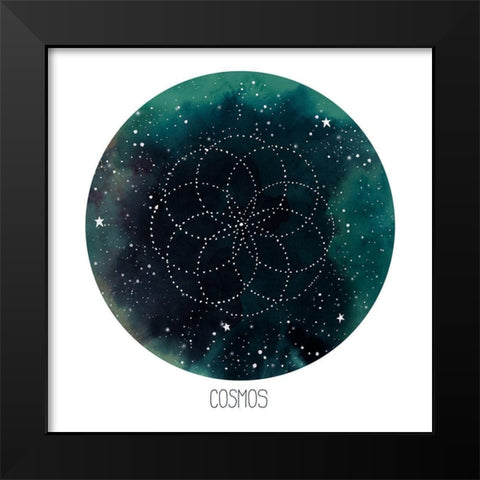 Celestial Orb III Black Modern Wood Framed Art Print by Popp, Grace