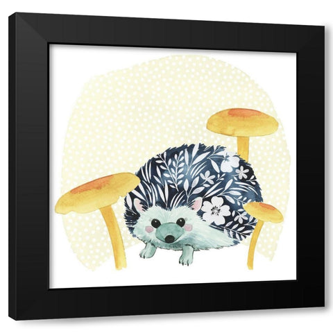 Flower Children I Black Modern Wood Framed Art Print by Popp, Grace