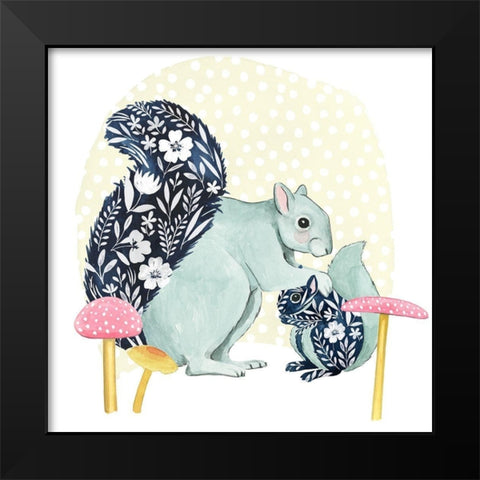 Flower Children III Black Modern Wood Framed Art Print by Popp, Grace