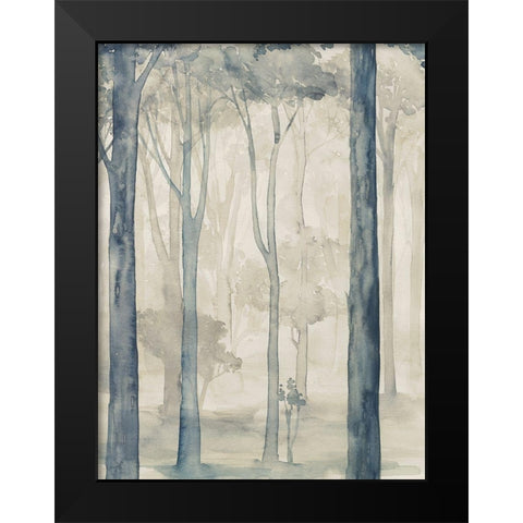 Custom Whispering Woodland I Black Modern Wood Framed Art Print by Popp, Grace