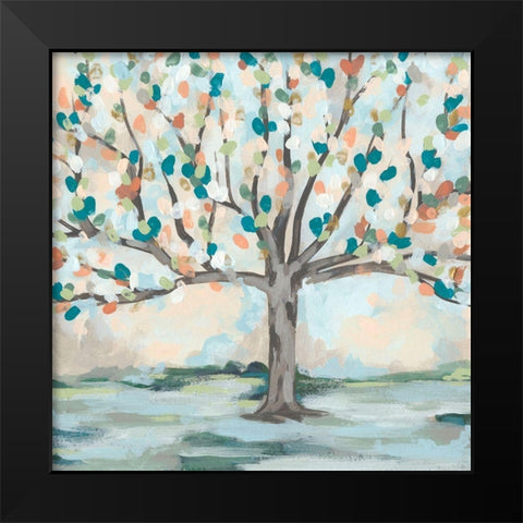 Delicate Arbor I Black Modern Wood Framed Art Print by Vess, June Erica
