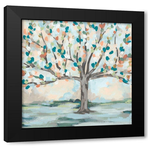 Delicate Arbor I Black Modern Wood Framed Art Print by Vess, June Erica