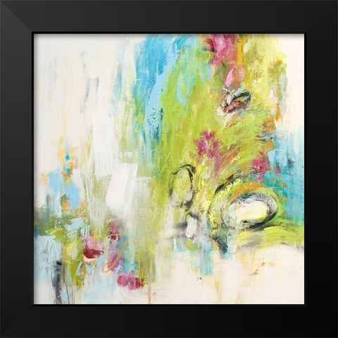 Wish You Were Here I Black Modern Wood Framed Art Print by Bothne, Janet