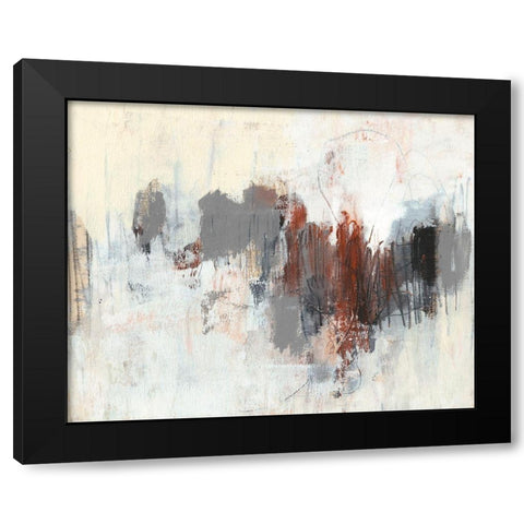 Neutrals and Rust I Black Modern Wood Framed Art Print with Double Matting by Goldberger, Jennifer
