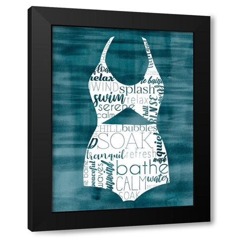 Suit Speak I Black Modern Wood Framed Art Print with Double Matting by Popp, Grace