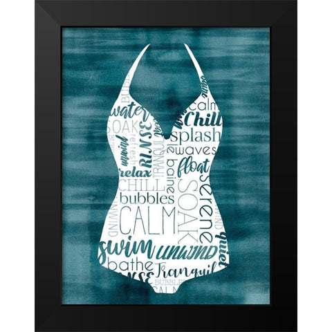 Suit Speak II Black Modern Wood Framed Art Print by Popp, Grace
