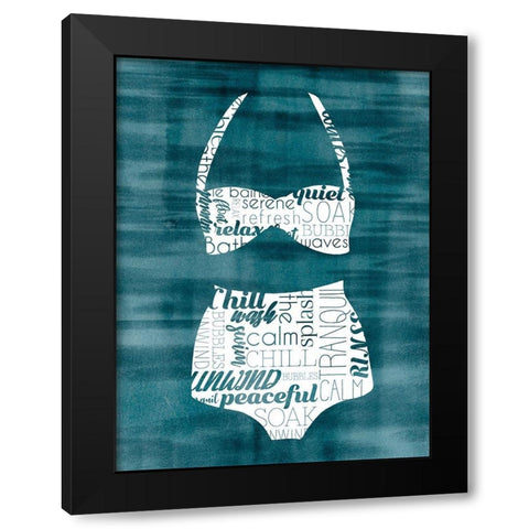 Suit Speak III Black Modern Wood Framed Art Print by Popp, Grace