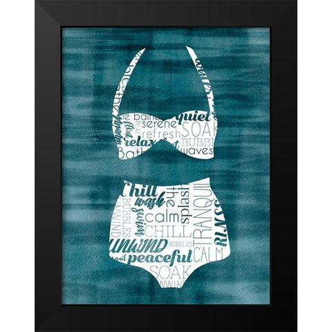 Suit Speak III Black Modern Wood Framed Art Print by Popp, Grace