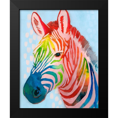 Jungle Spectrum I Black Modern Wood Framed Art Print by Popp, Grace