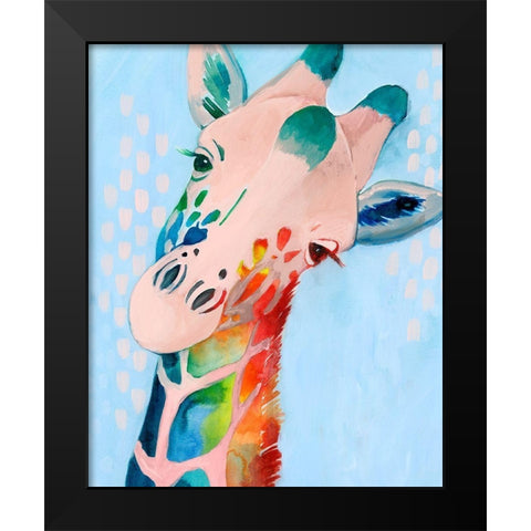 Jungle Spectrum II Black Modern Wood Framed Art Print by Popp, Grace