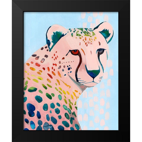 Jungle Spectrum III Black Modern Wood Framed Art Print by Popp, Grace